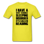 Sleeping Disorder - Reading - Unisex Classic T-Shirt - yellow