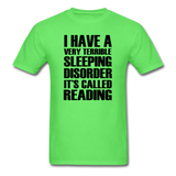 Sleeping Disorder - Reading - Unisex Classic T-Shirt - kiwi
