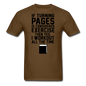 If Turning Pages - Unisex Classic T-Shirt - brown