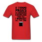 If Turning Pages - Unisex Classic T-Shirt - red