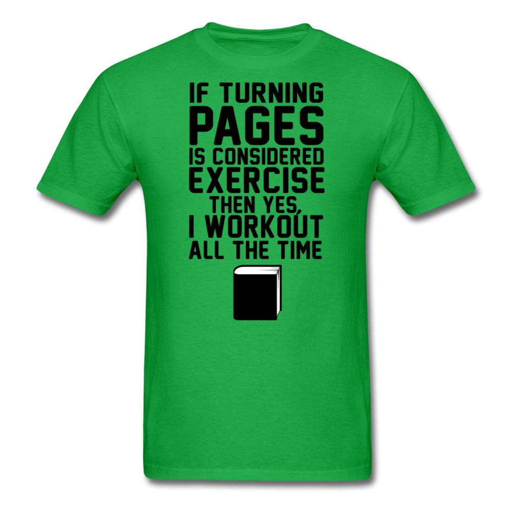 If Turning Pages - Unisex Classic T-Shirt - bright green