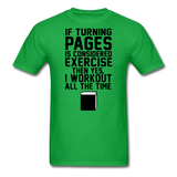 If Turning Pages - Unisex Classic T-Shirt - bright green