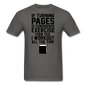 If Turning Pages - Unisex Classic T-Shirt - charcoal