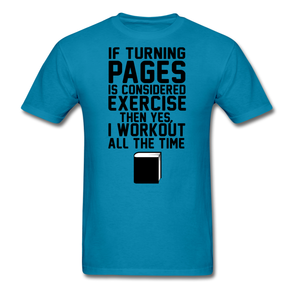 If Turning Pages - Unisex Classic T-Shirt - turquoise