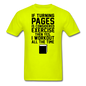 If Turning Pages - Unisex Classic T-Shirt - safety green