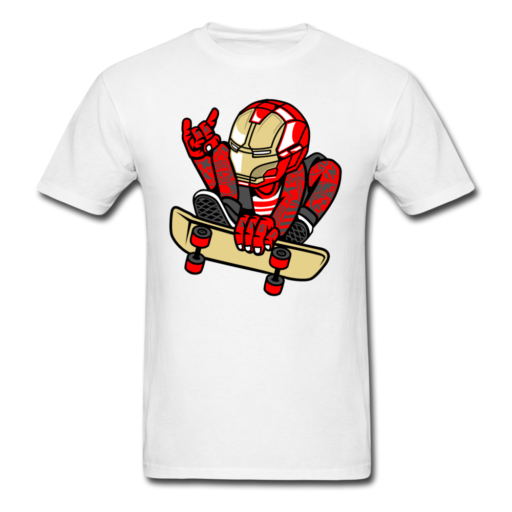 Iron Man - Skateboard - Unisex Classic T-Shirt - white