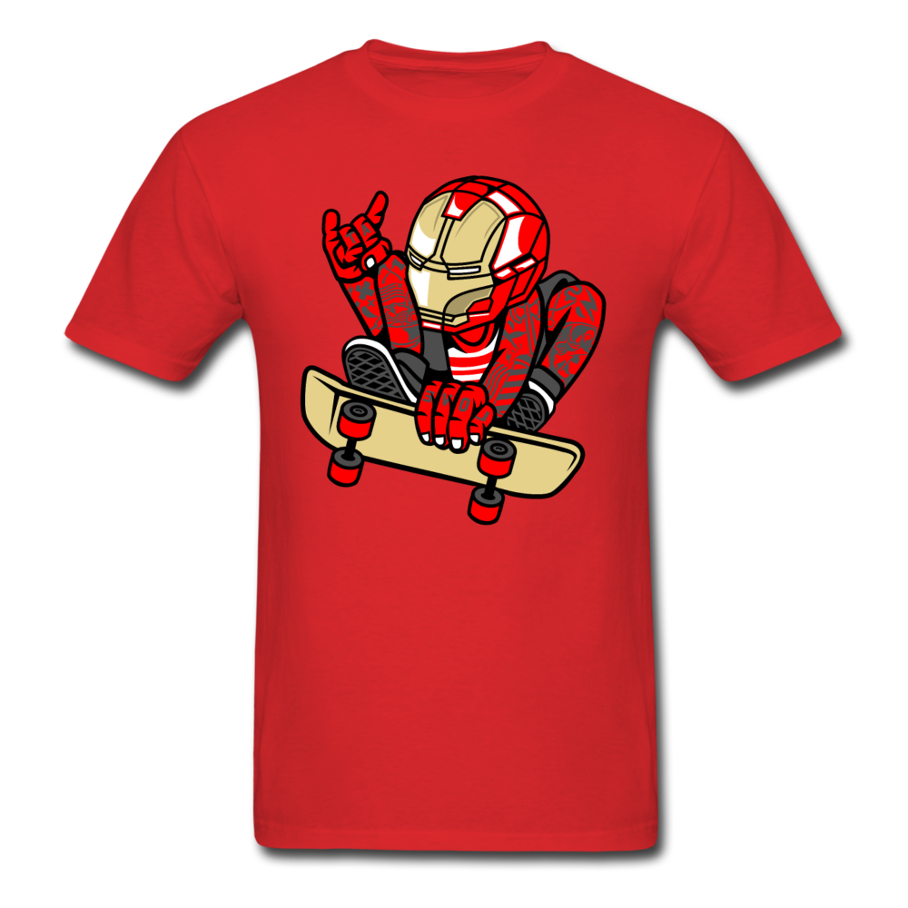 Iron Man - Skateboard - Unisex Classic T-Shirt - red