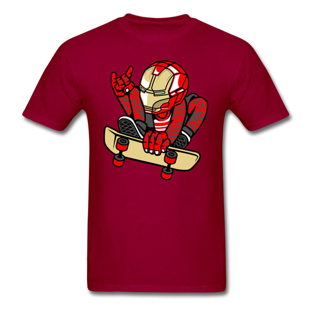 Iron Man - Skateboard - Unisex Classic T-Shirt - dark red