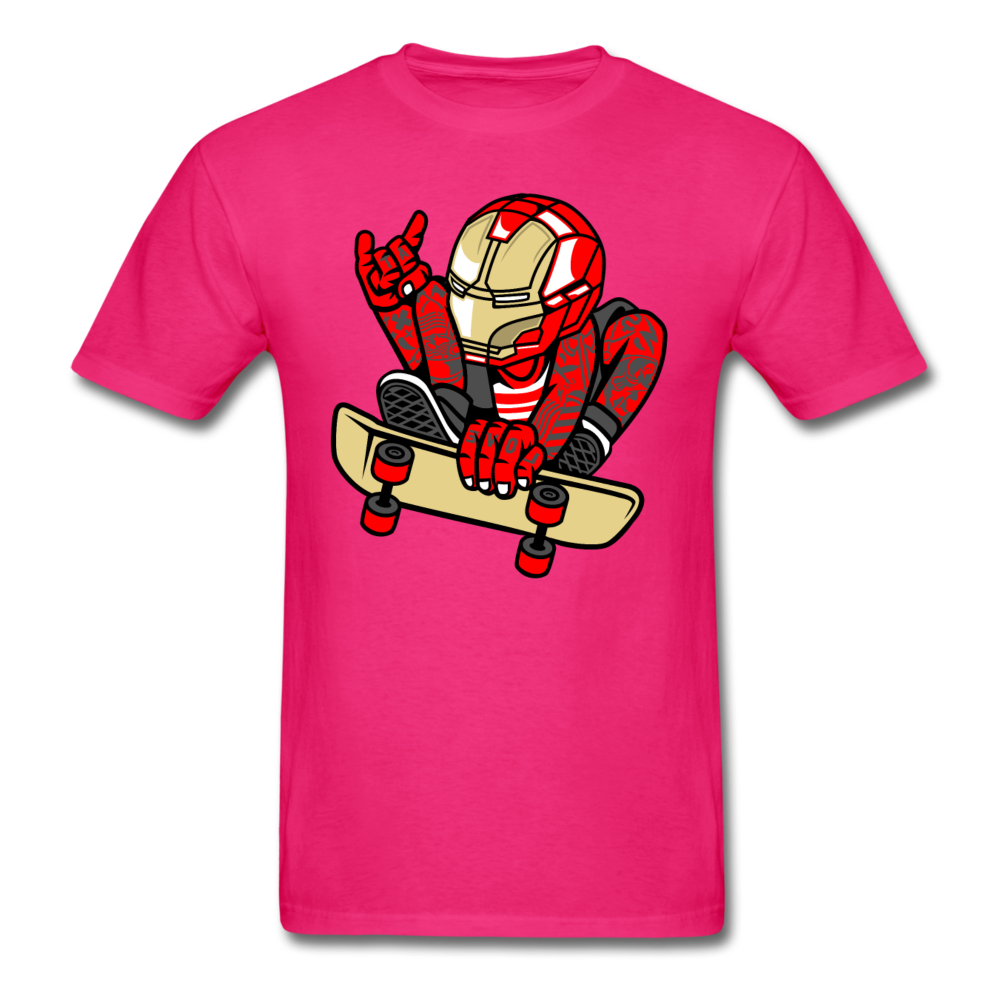 Iron Man - Skateboard - Unisex Classic T-Shirt - fuchsia