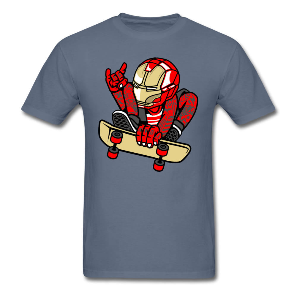 Iron Man - Skateboard - Unisex Classic T-Shirt - denim