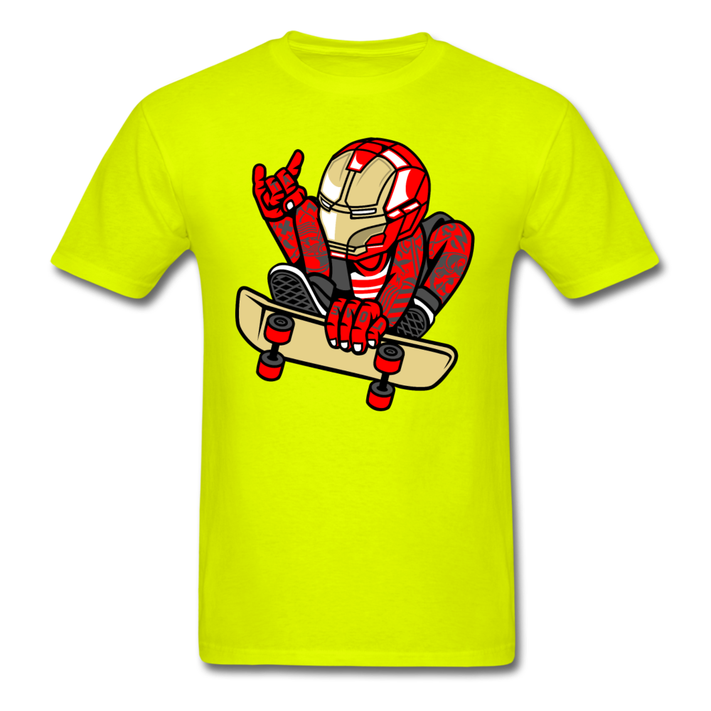 Iron Man - Skateboard - Unisex Classic T-Shirt - safety green