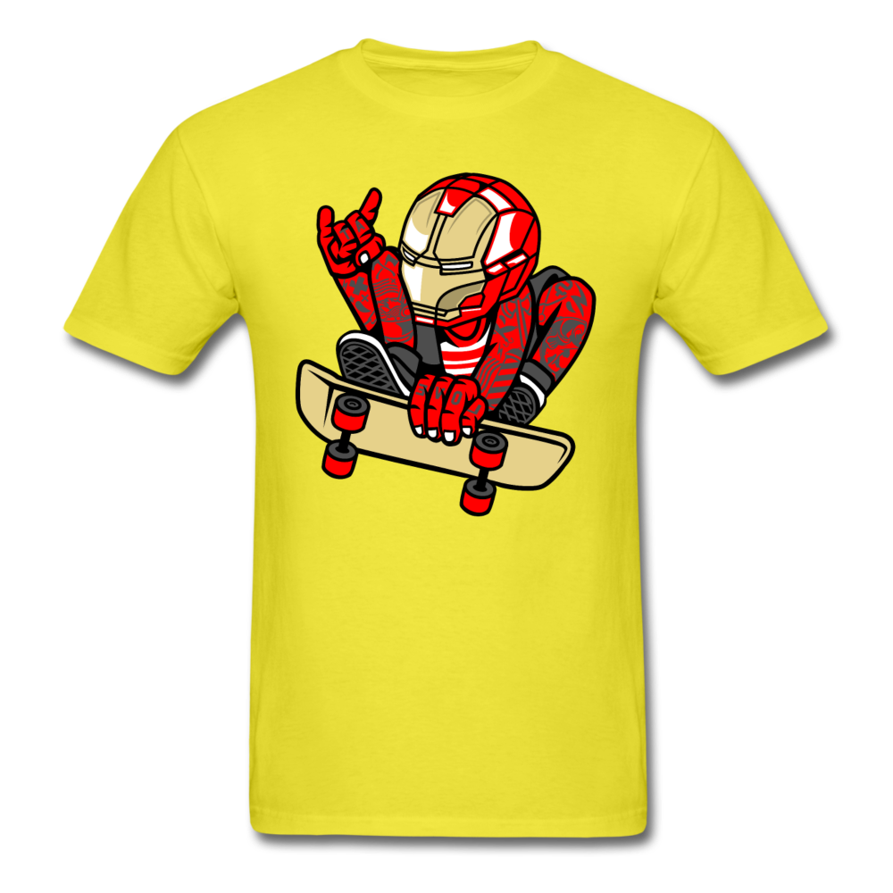 Iron Man - Skateboard - Unisex Classic T-Shirt - yellow