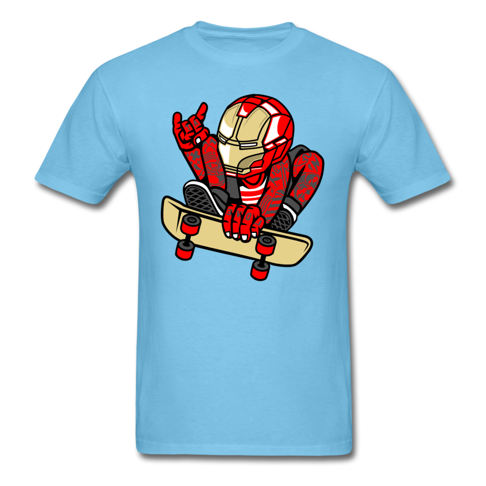 Iron Man - Skateboard - Unisex Classic T-Shirt - aquatic blue