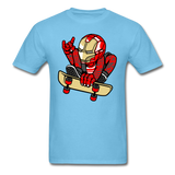 Iron Man - Skateboard - Unisex Classic T-Shirt - aquatic blue