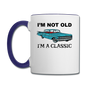 I'm Not Old - Car - Contrast Coffee Mug - white/cobalt blue