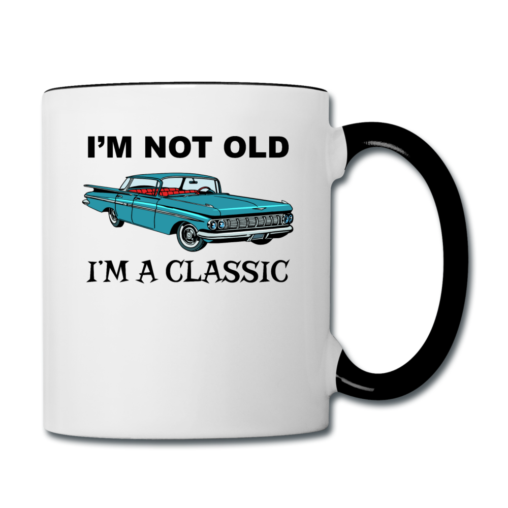 I'm Not Old - Car - Contrast Coffee Mug - white/black