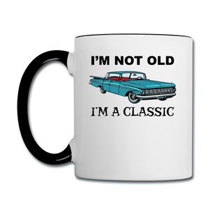 I'm Not Old - Car - Contrast Coffee Mug - white/black