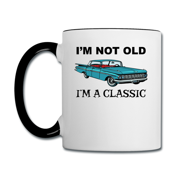 I'm Not Old - Car - Contrast Coffee Mug - white/black