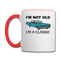 I'm Not Old - Car - Contrast Coffee Mug - white/red