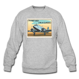 I'm Not Old - DC3 - Crewneck Sweatshirt - heather gray