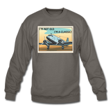 I'm Not Old - DC3 - Crewneck Sweatshirt - asphalt gray