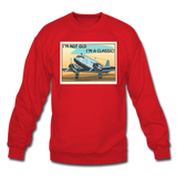 I'm Not Old - DC3 - Crewneck Sweatshirt - red