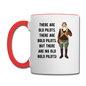 Old - Bold - Pilots - Contrast Coffee Mug - white/red