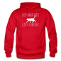 Boys Whatever, Cats Forever - White - Gildan Heavy Blend Adult Hoodie - red