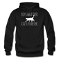 Boys Whatever, Cats Forever - White - Gildan Heavy Blend Adult Hoodie - black