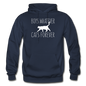 Boys Whatever, Cats Forever - White - Gildan Heavy Blend Adult Hoodie - navy