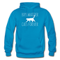 Boys Whatever, Cats Forever - White - Gildan Heavy Blend Adult Hoodie - turquoise