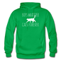 Boys Whatever, Cats Forever - White - Gildan Heavy Blend Adult Hoodie - kelly green