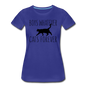 Boys Whatever, Cats Forever - Black - Women’s Premium T-Shirt - royal blue