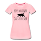 Boys Whatever, Cats Forever - Black - Women’s Premium T-Shirt - pink