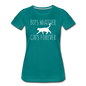 Boys Whatever, Cats Forever - White - Women’s Premium T-Shirt - teal