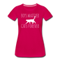 Boys Whatever, Cats Forever - White - Women’s Premium T-Shirt - dark pink