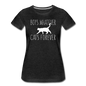 Boys Whatever, Cats Forever - White - Women’s Premium T-Shirt - charcoal gray