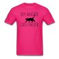 Boys Whatever, Cats Forever - Black - Unisex Classic T-Shirt - fuchsia