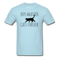 Boys Whatever, Cats Forever - Black - Unisex Classic T-Shirt - powder blue