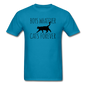 Boys Whatever, Cats Forever - Black - Unisex Classic T-Shirt - turquoise