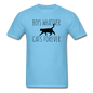 Boys Whatever, Cats Forever - Black - Unisex Classic T-Shirt - aquatic blue