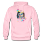 Cat Astronaut - Gildan Heavy Blend Adult Hoodie - light pink