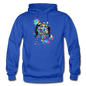 Cat Astronaut - Gildan Heavy Blend Adult Hoodie - royal blue