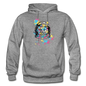 Cat Astronaut - Gildan Heavy Blend Adult Hoodie - graphite heather