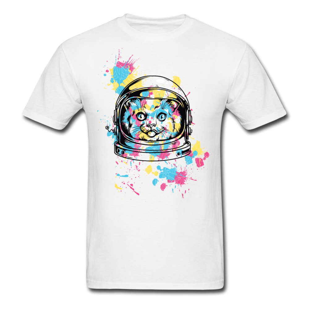 Cat Astronaut - Unisex Classic T-Shirt - white