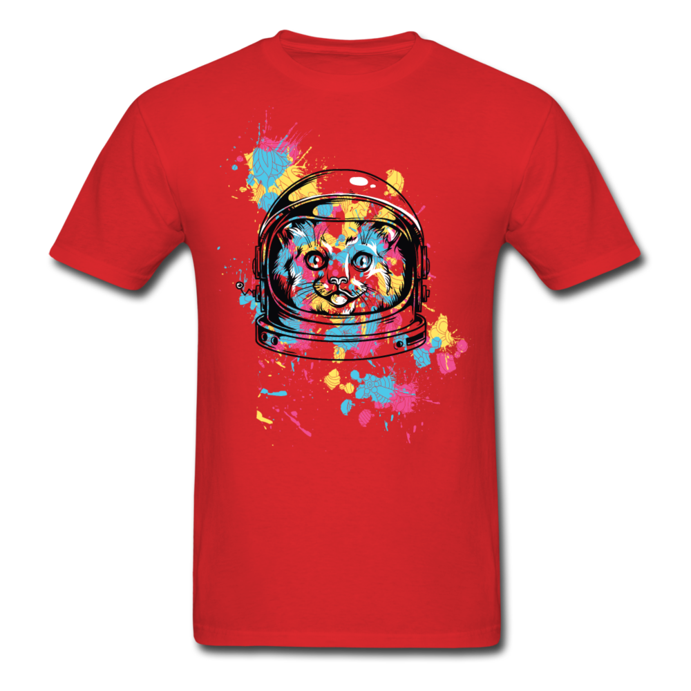 Cat Astronaut - Unisex Classic T-Shirt - red