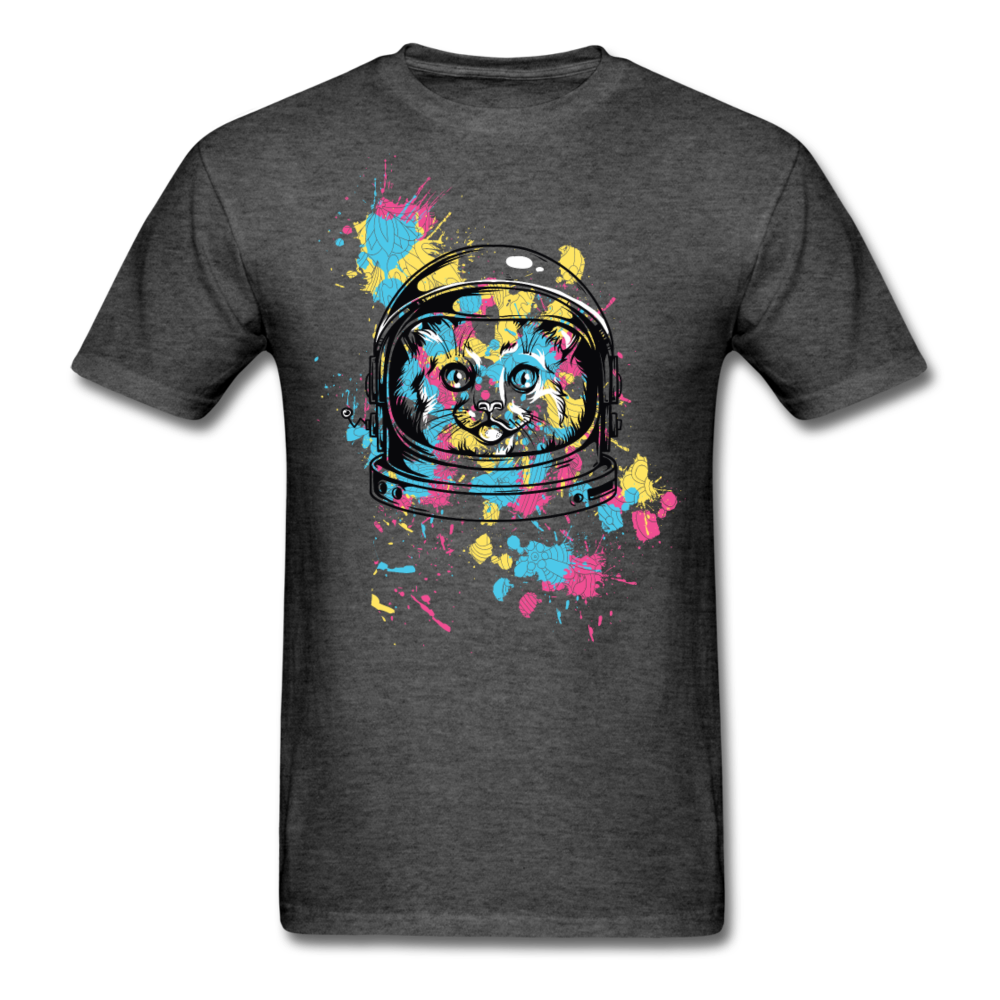 Cat Astronaut - Unisex Classic T-Shirt - heather black