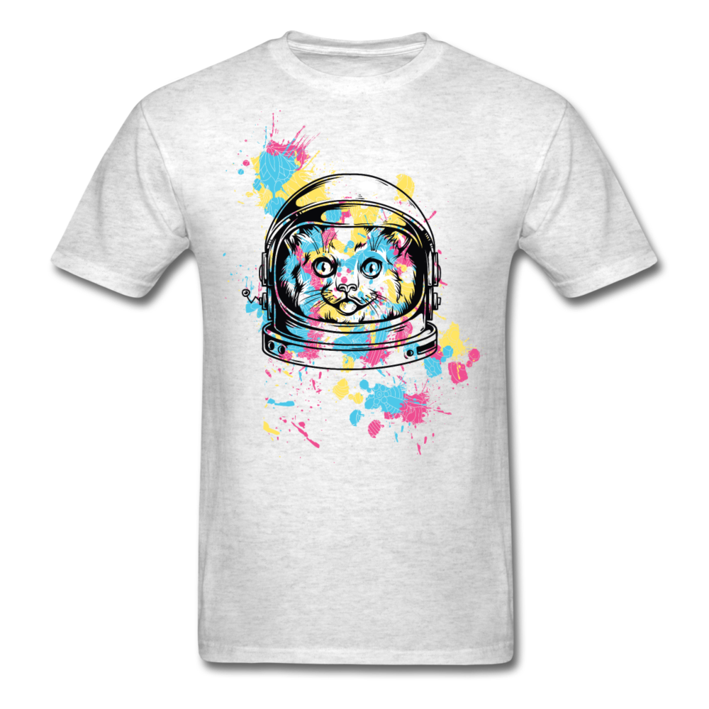 Cat Astronaut - Unisex Classic T-Shirt - light heather gray