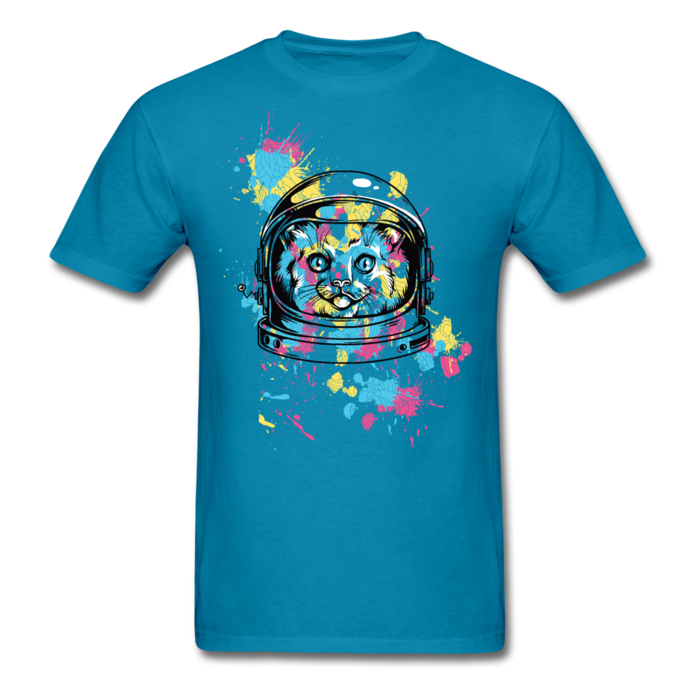 Cat Astronaut - Unisex Classic T-Shirt - turquoise