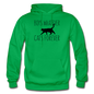 Boys Whatever, Cats Forever - Black - Gildan Heavy Blend Adult Hoodie - kelly green